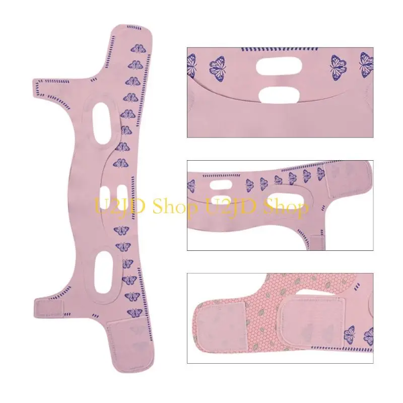 U2JD Verstellbare Anti-Aging-Gesichtsmaske, leichte, reisefreundliche Hautstraffungsband