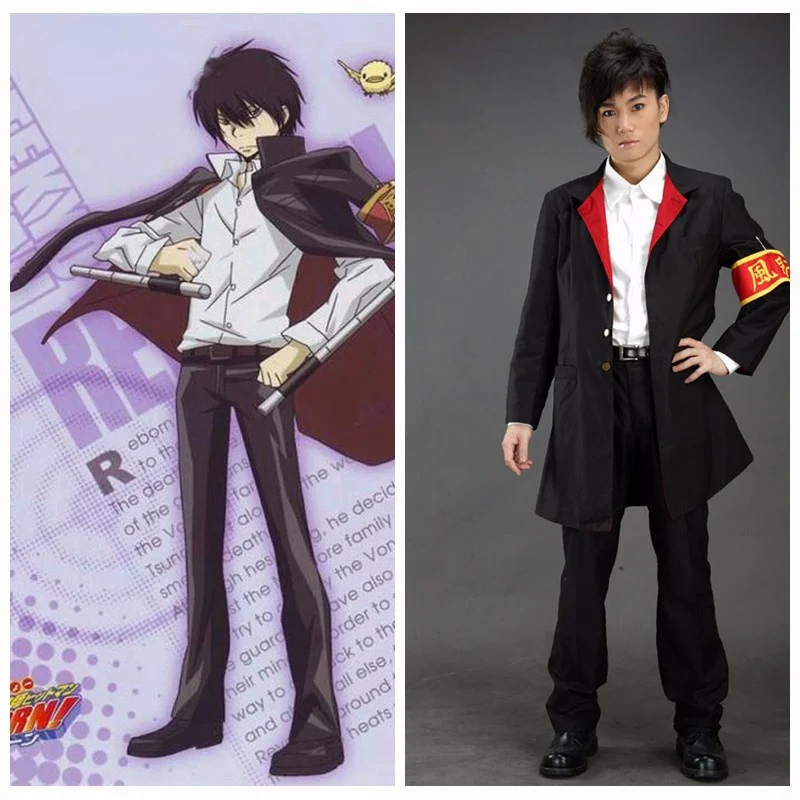 

Аниме Katekyo Hitman Reborn Hibari Kyoya 2nd костюмы для косплея