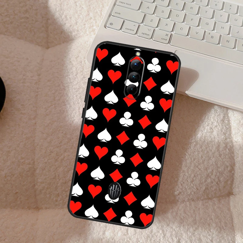 Poker Surreal Aesthetic Art Funda For Nubia Red Magic 8S Pro 6 7 6S 7S Pro 5G 5S 6R Red Magic 8 Pro Plus Phone Case