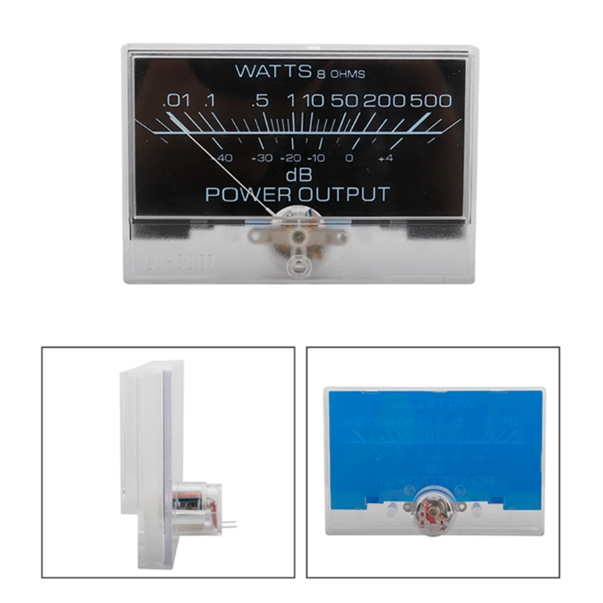 12-16V VU Meter Analog Panel Audios Level Meter Blue Backlights No Need Driver for Power Amplifier Digital Power Meter