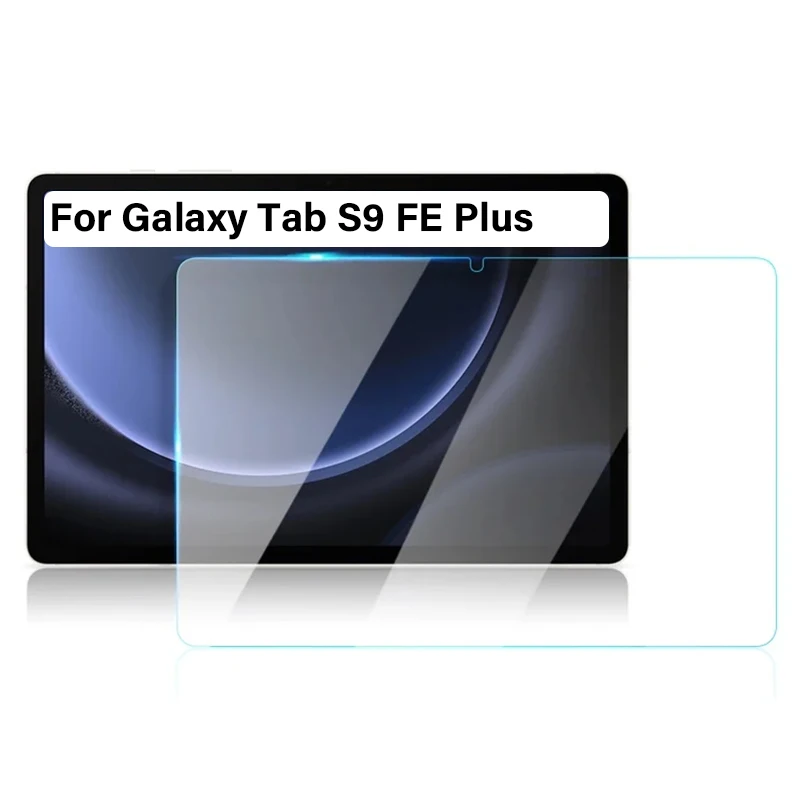 Tempered Glass For Samsung Galaxy Tab S9 FE Plus 12.4 Inch 2023 Screen Protector S9 FE+ SM-X610 SM-X616B HD Clear Film