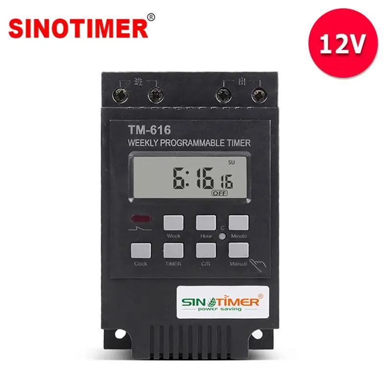 ABJY  TM616B-4 Time Control Switch Intelligent Switch Timer Street Light Power Timing Switch 30A