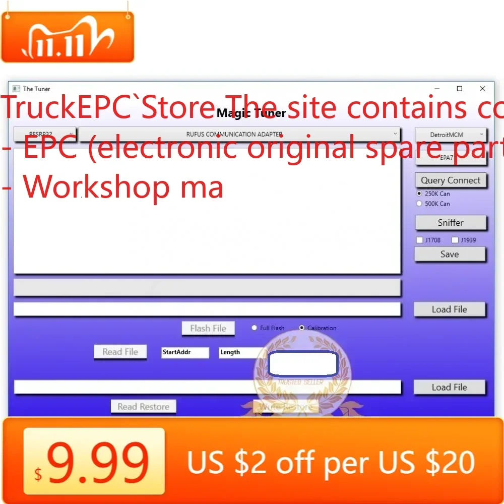

TruckEPC Описание Magic Tuner Flash Tool + Keygen