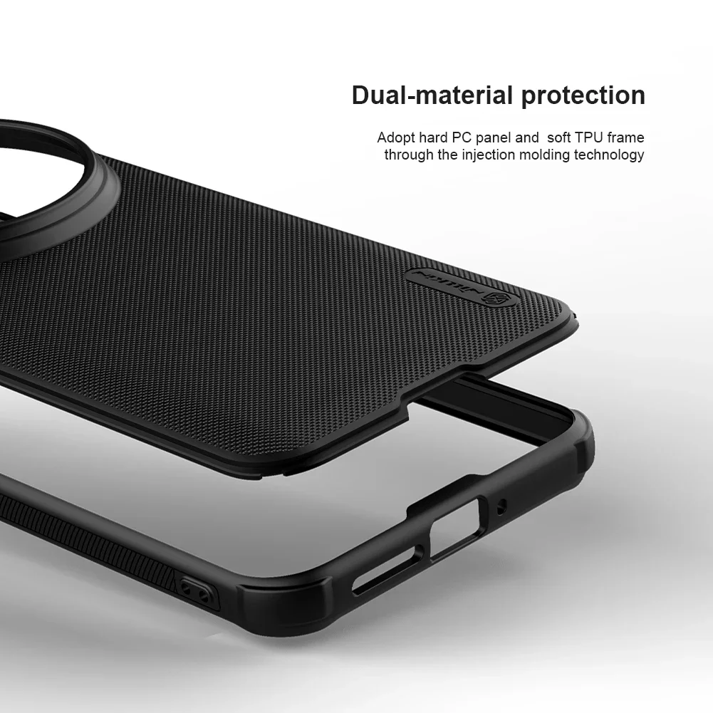 Etui Nillkin dla Xiaomi Mi 15 Ultra 5G Super Frosted Pro z miękką ramką TPU i twardą matową tylną obudową PC 360 — zdjęcie produktu 3