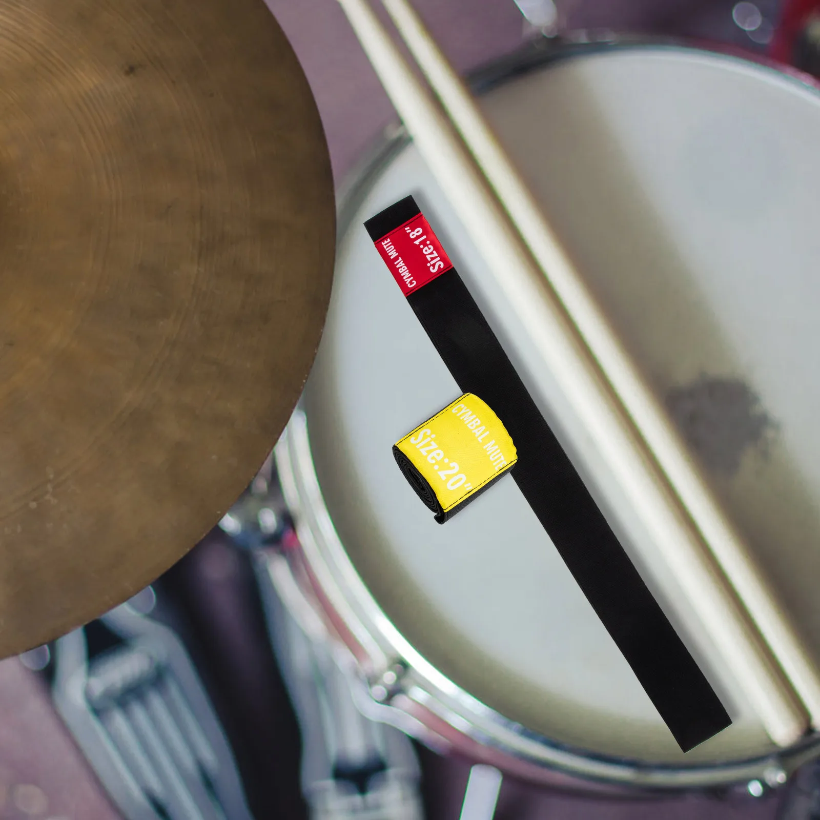 

8 PCS Silent Cymbal Silence Tape Mute Accessories Drum Parts Practice Silencers Quiet Drumming