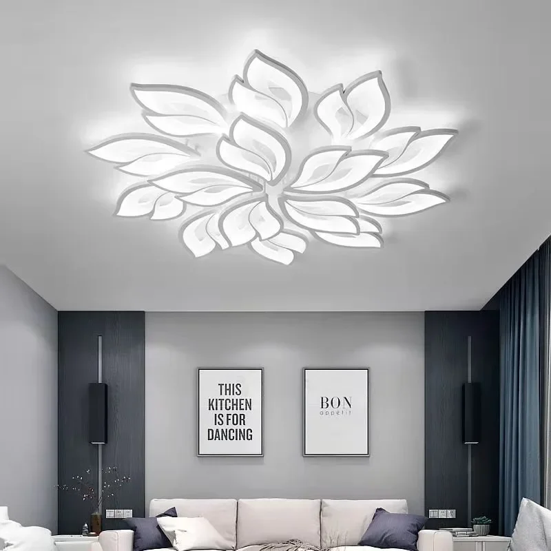 

Modern LED Ceiling Chandelier for Living Dining Room Bedroom Ceiling Lamps with Remote Control Dimmable Interior Decorative Lamp