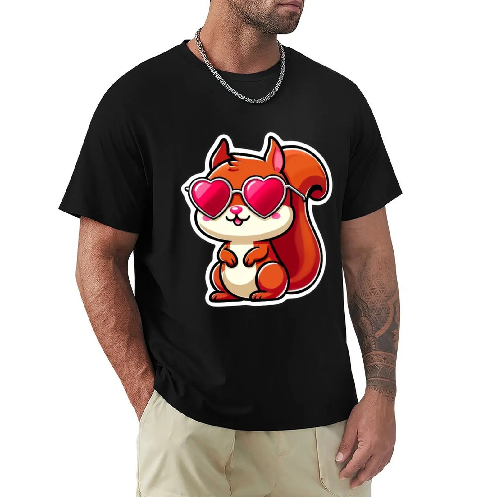 Heartthrob Hank T-Shirt Large Size Basic Casual T-Shirt