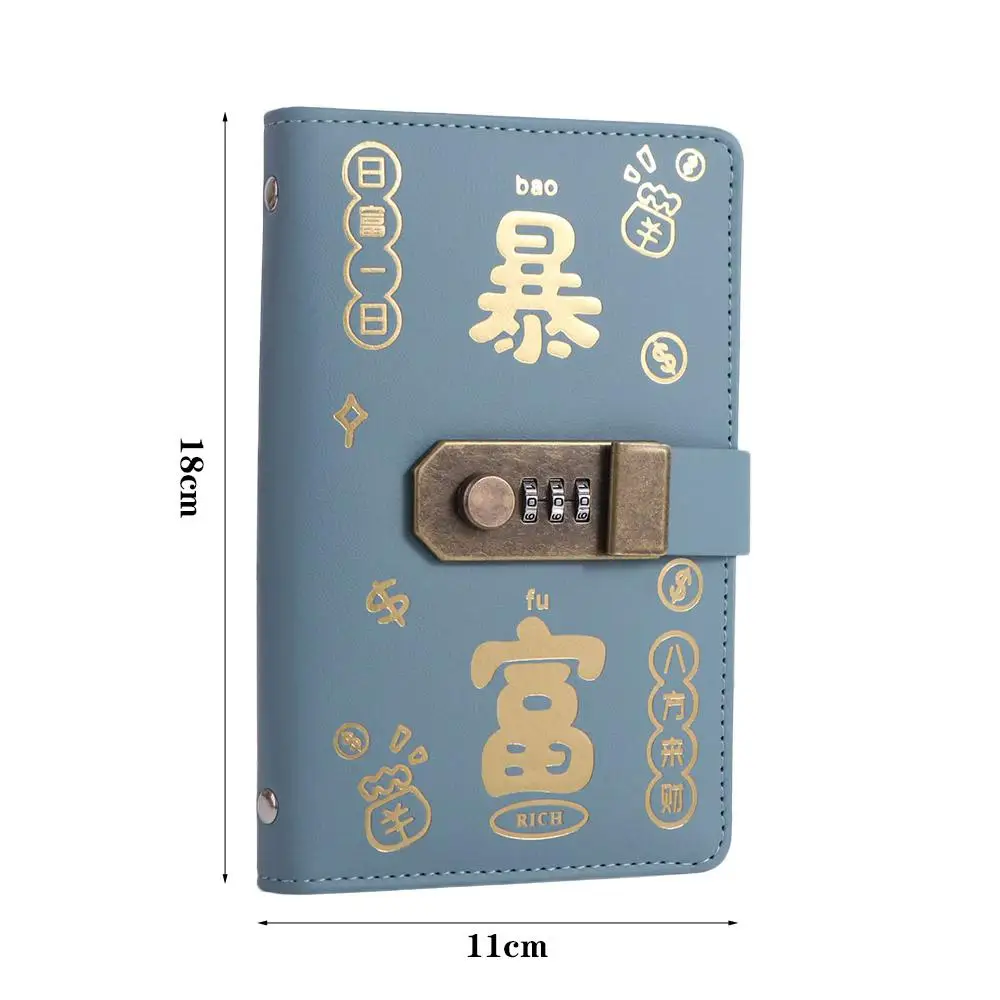 50 ورقة توفير المال الموثق بو الجلود المحمولة الميزانية الموثق مع قفل التوفير كتيب المغلفات النقدية دفتر الحساب