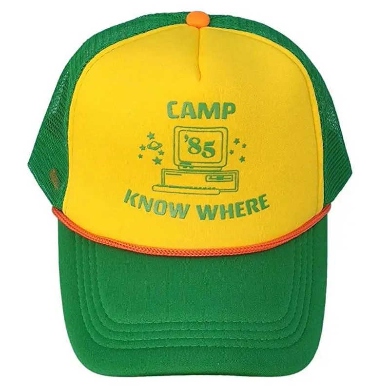 New Stranger Hat Cosplay Dustin Baseball Cap Mesh Thinking Hats Henderson Unisex Adjustable TV Party Accessories