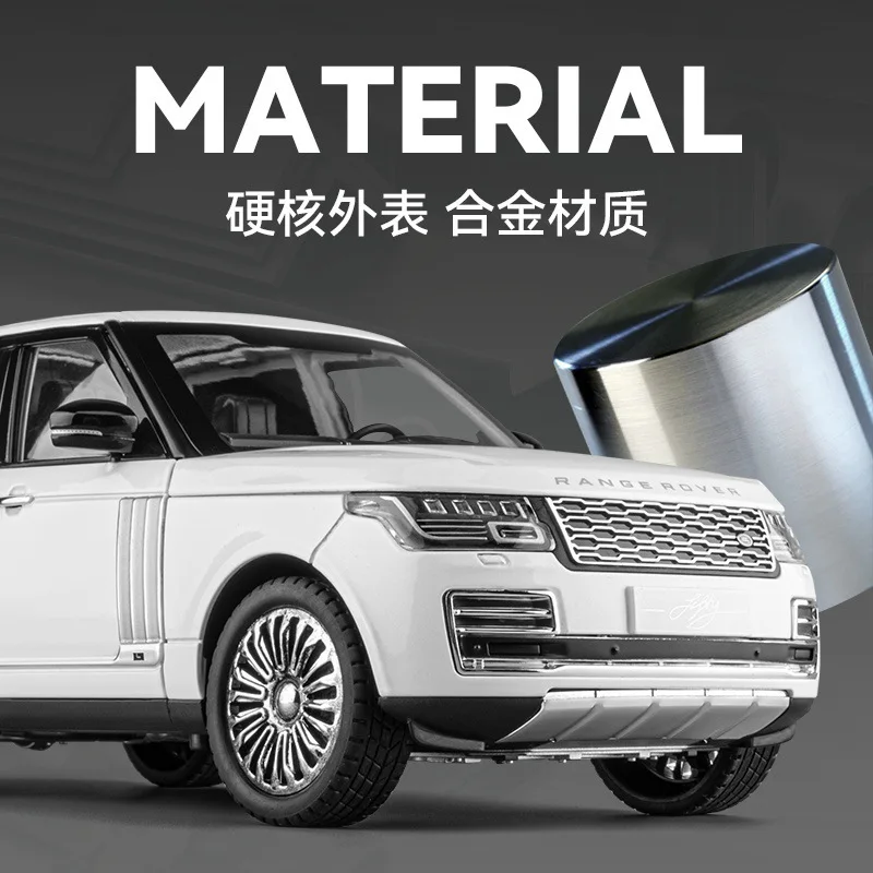 CHEZHI 1:18 Range Rover Alloy Car Model Ornament Toy Gift Diecast Alloy Car Model Collectible