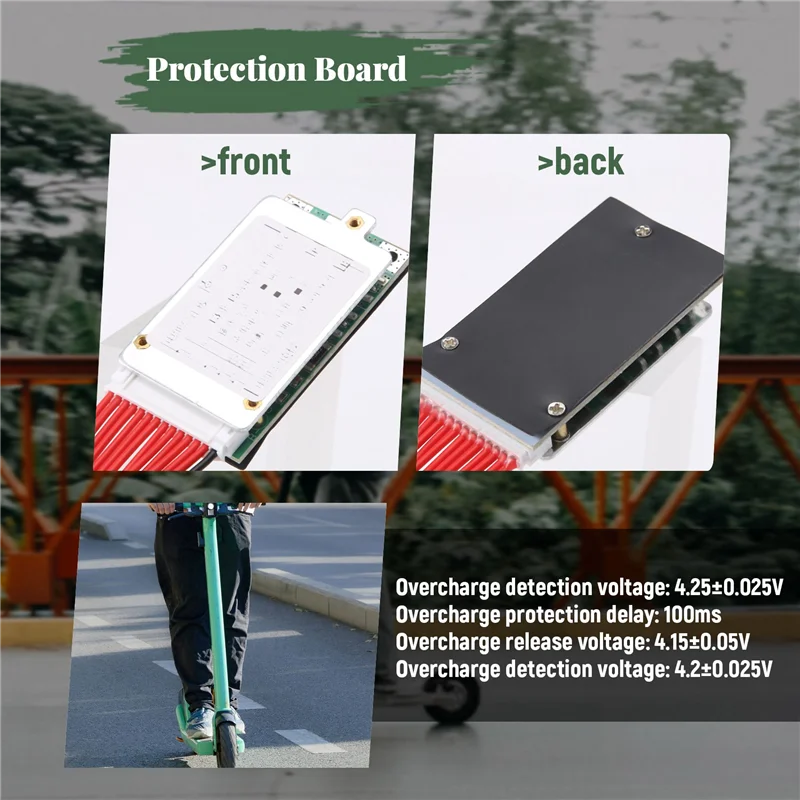 N15R-13S 48V 15A Li- Lipolymer Battery Protection Board BMS PCB Board With Heatsink For E-Bike Escooter
