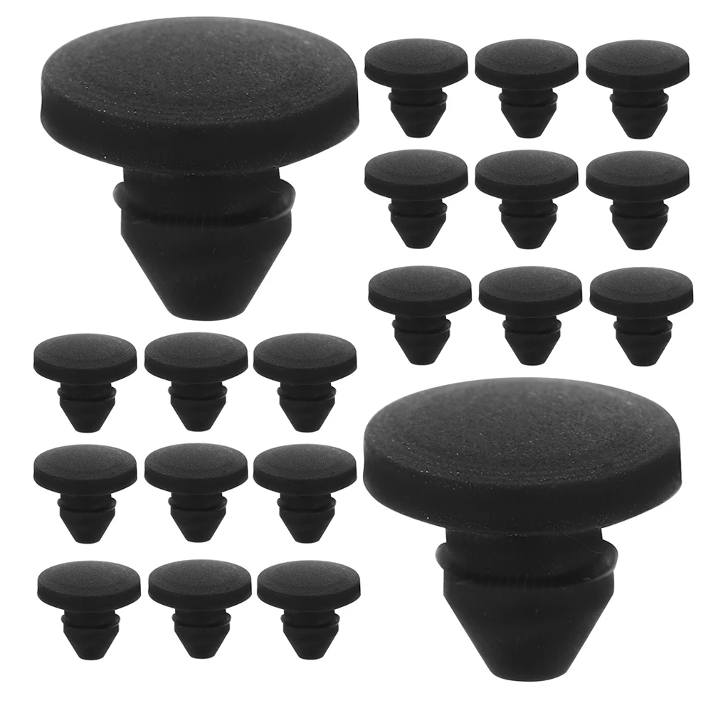 25pcs Silicone Sealing Plug Conical Hole Protector Buckle Bumper High Temp Shock Absorption Dust Proof Furniture Leg Foot Pad