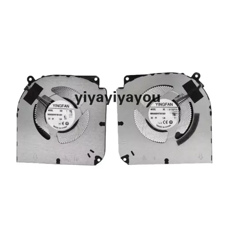 New Original Laptop Cooling Fan For MECHREVO Yilong 15 Pro Aurora X Yaoshi 15 Pro CPU GPU Cooler Fan Replacement Repair Parts