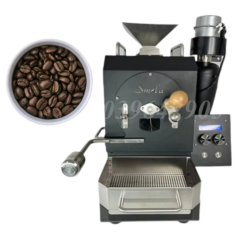 Easy-To-Operate Small Electric Heating Coffee Bean Roasting Machine Mellow Coffee Bean Roasting Cocoa Bean Heating Machine