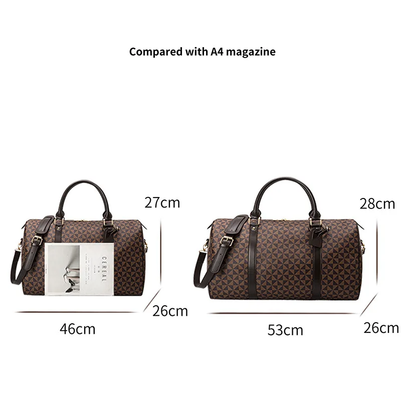 Large Capacity Versatile Travel Bag High-quality Fashionable Casual Handbag Multifunctional Shoulder Bag Portable Boston Bag