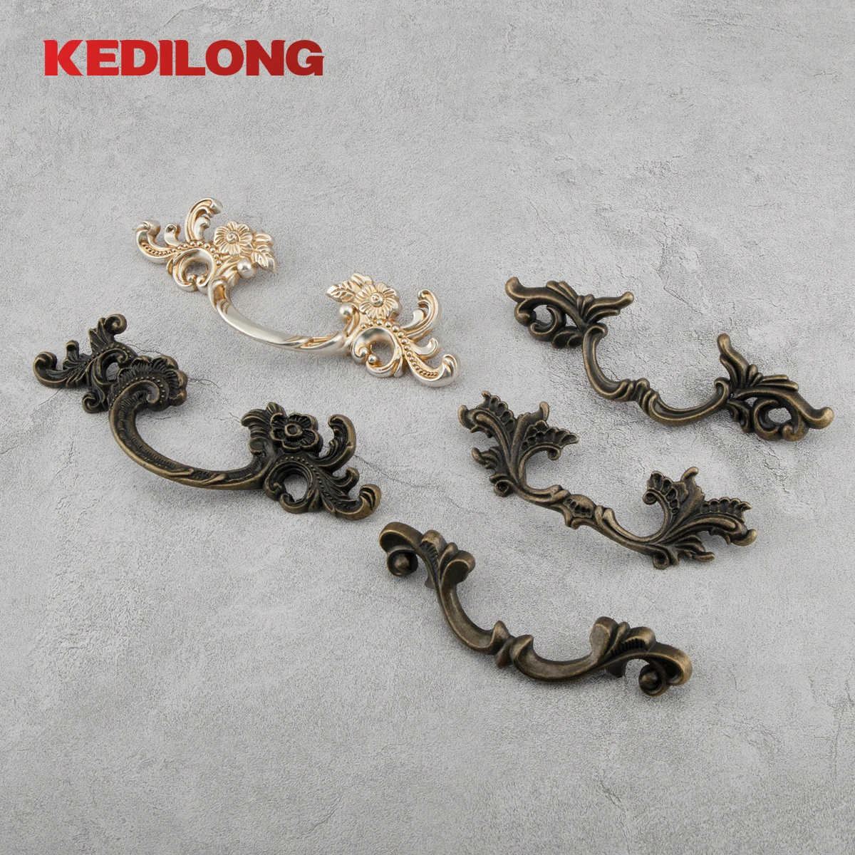 

Фурнитура для мебели в американском ретро стиле, бронзовая ручка, дверной шкаф из цинкового сплава, ручка для шкафа, ручка для ящика