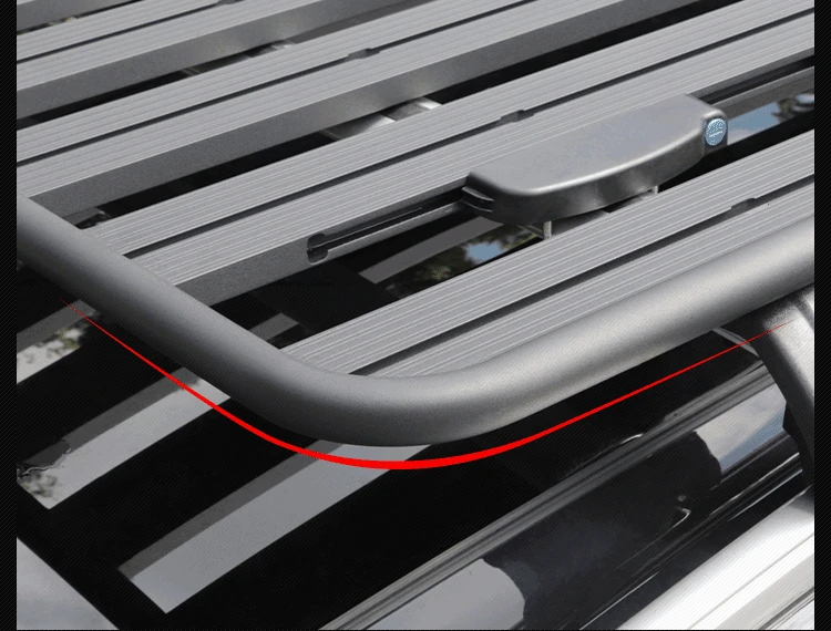 4x4 Car Auto Roof Rack Expansion Platform Universal SUV Off-road Car Aluminium Alloy Load Luggage Frame Basket 135 160 180 220