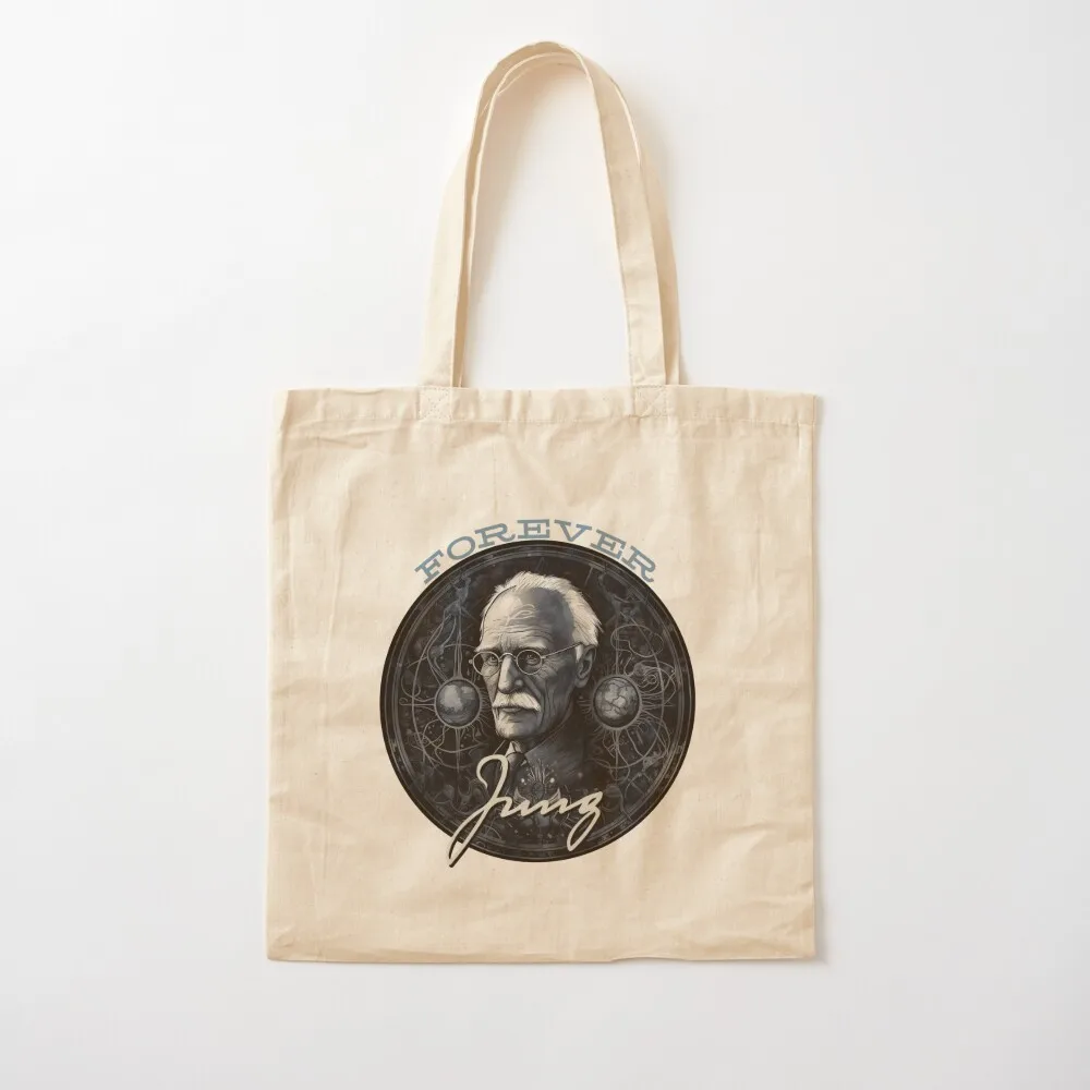 Forever Jung - Carl Jung - Psychology, Evolution, Dreams Tote Bag Fabric bag hand bags Canvas Tote Bag