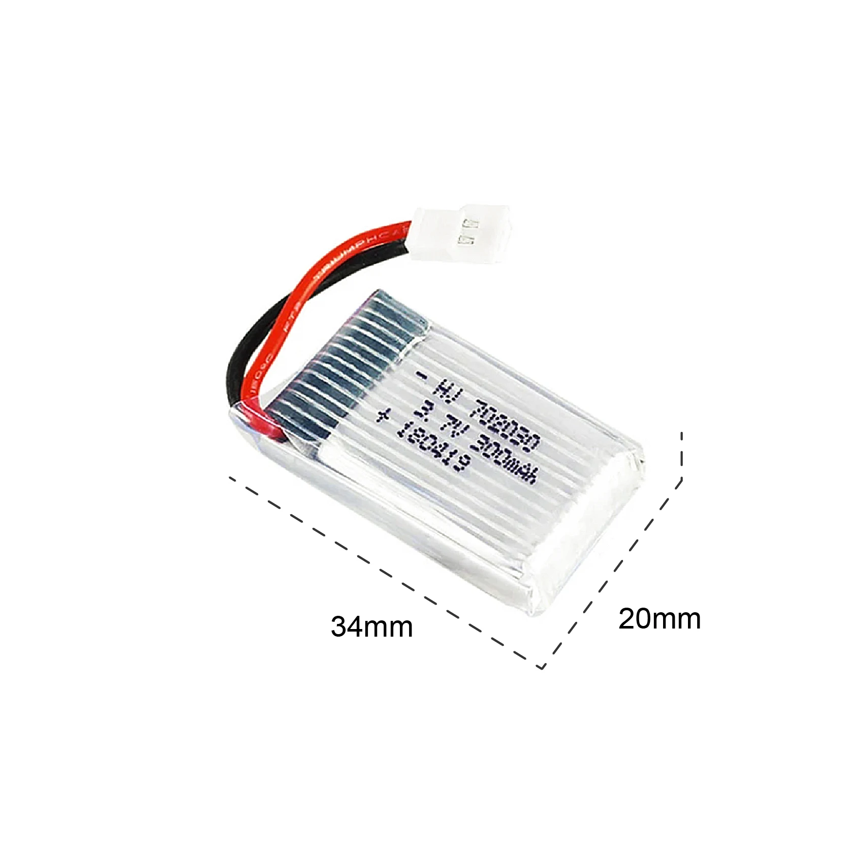 150/220/300/380/400/500mAh Battery for JJRC H36 E010 Mini Rc Drone parts for Syma X5 X5C Q20 X21 RC Parts 3.7V Lipo Battery