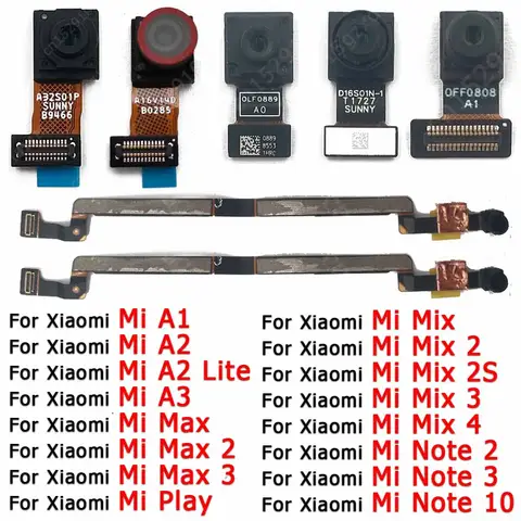 Per Xiaomi Mi Max 2 Mix 2S Nota 10 Pro Play A1 A2 Lite A3 Fronte Modulo telecamera selfie frontale Frontale Flex Pezzi di ricambio