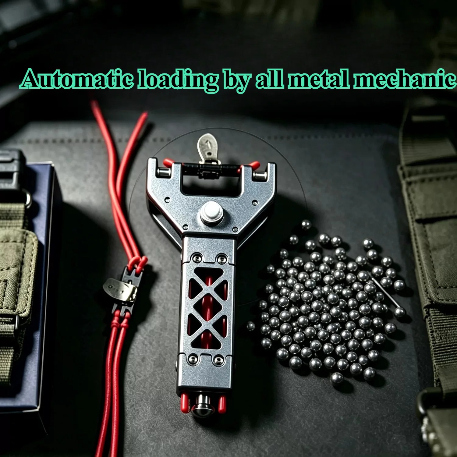 CNC Automatic All Aluminum Alloy  Loading Rapid Fire Magnetic Suction Resistant User Portable Competitive Hunting Tool