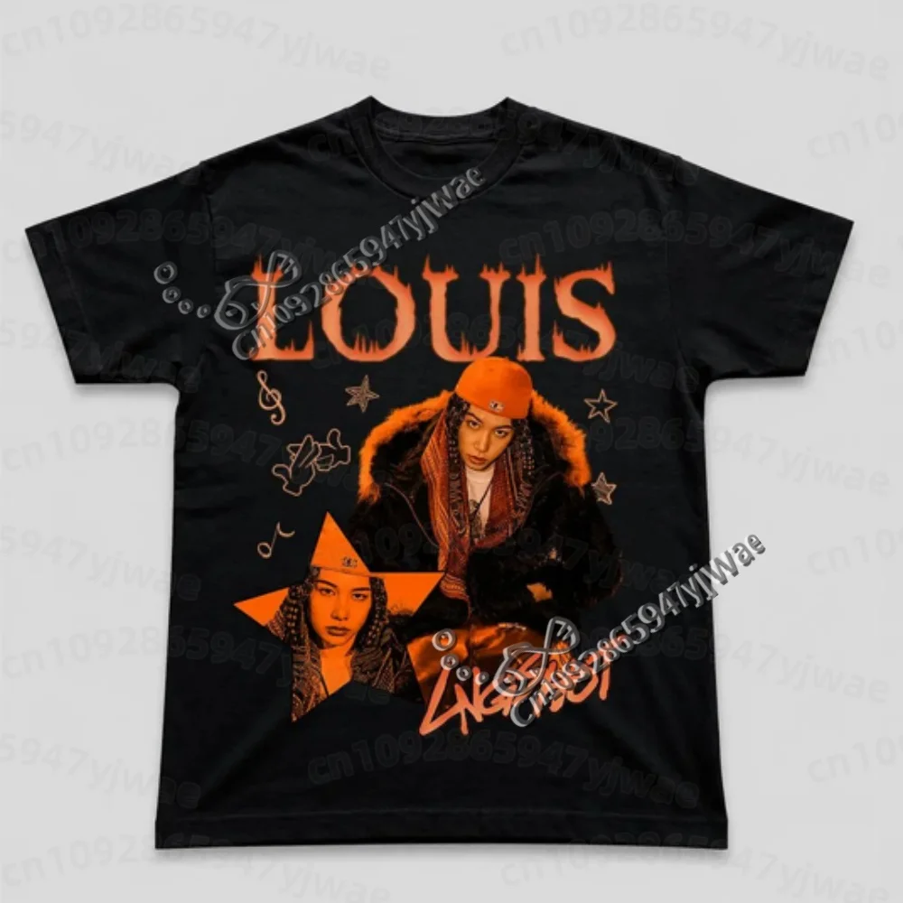 2026 Men Women Lngshot Concert T-Shirt Graphic Tee Ohyuan Woojin Louis Ryul Fans O-Neck T-Shirt Fashion Retro Women T-Shirt