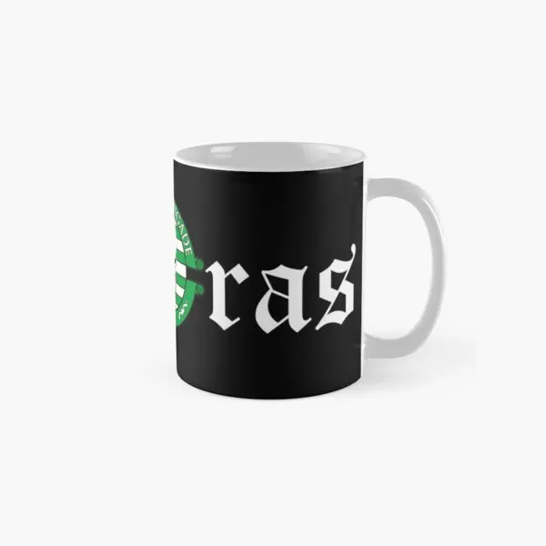 Green Brigade Classic  Mug Simple Design Coffee Handle Round Picture Image Printed Drinkware Gifts Cup Tea Photo