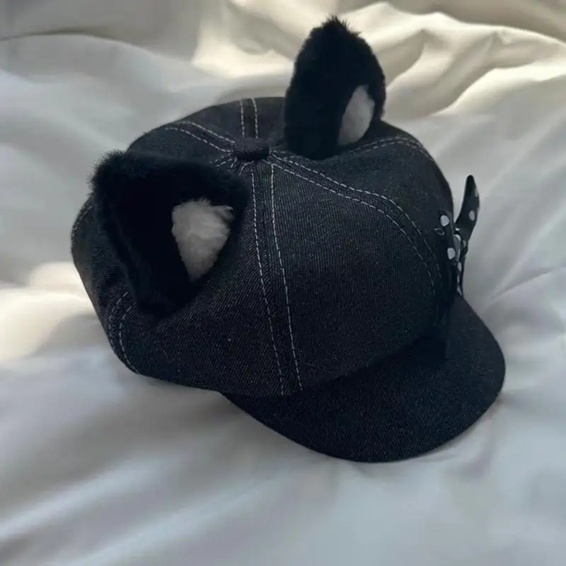 652f-cappello-berretto-millenniums-per-ragazza-cappello-da-pittore-con-cintura-a-catena-teens-girl-dark-series-cabbie