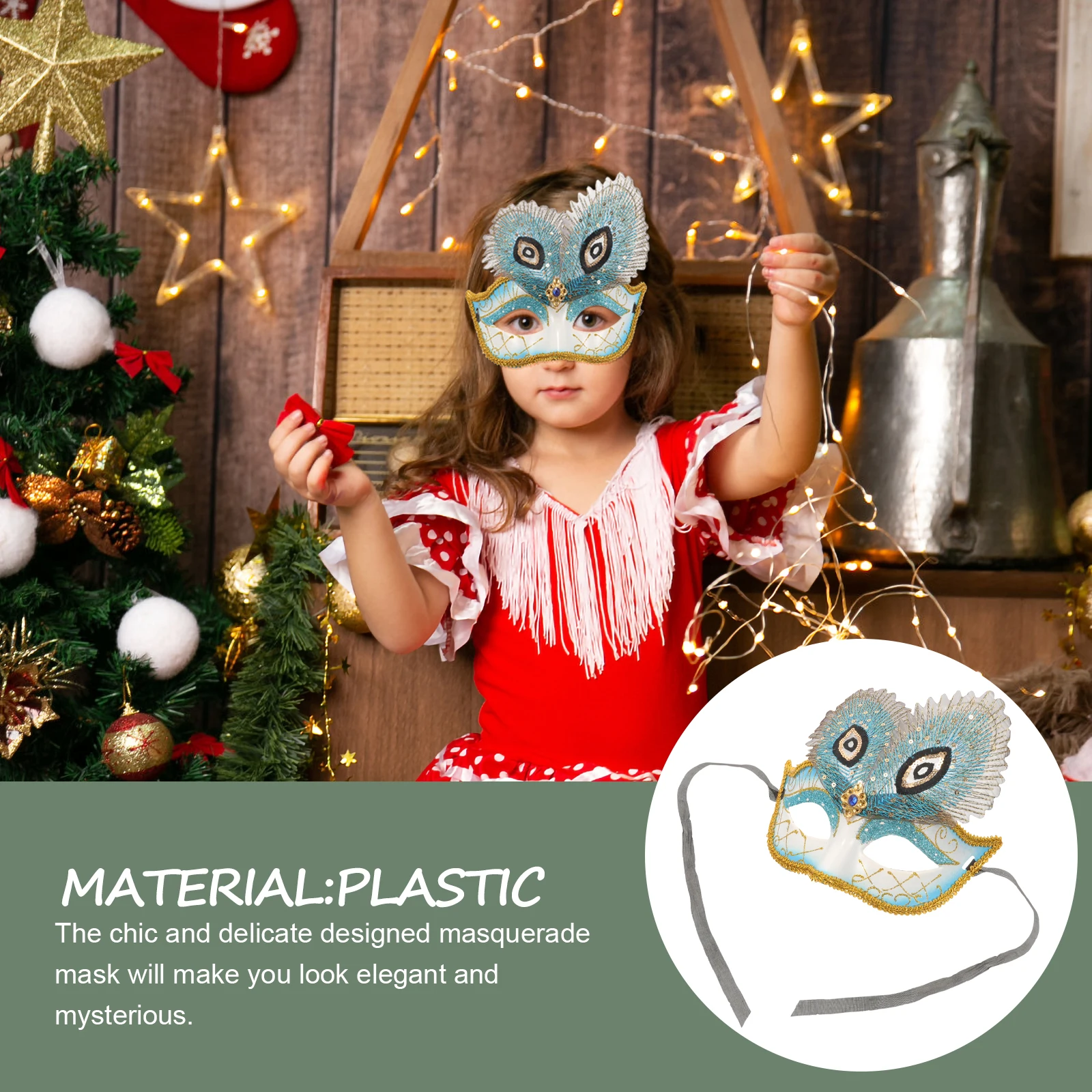 1 Uds. Máscara de ojo de pavo real mascarada de media cara para fiesta de carnaval Festival de Cosplay accesorio de disfraz para evento de baile veneciano