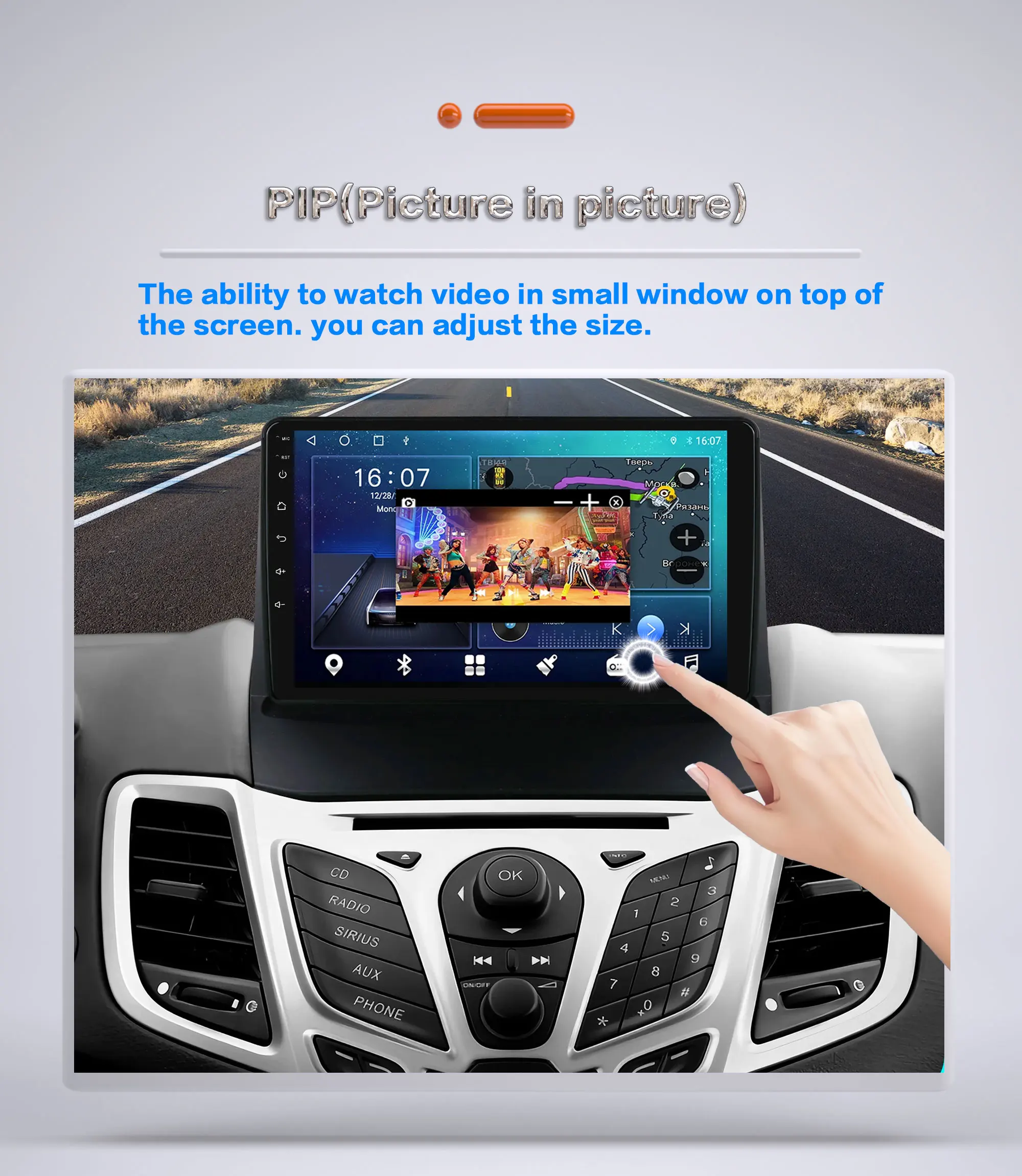 راديو السيارة أندرويد 15 لفورد Ecosport 2013-2017 الملاحة مشغل وسائط متعددة ستيريو نظام تحديد المواقع واي فاي 4G DSP Carplay أندرويد أجهزة الراديو السيارات