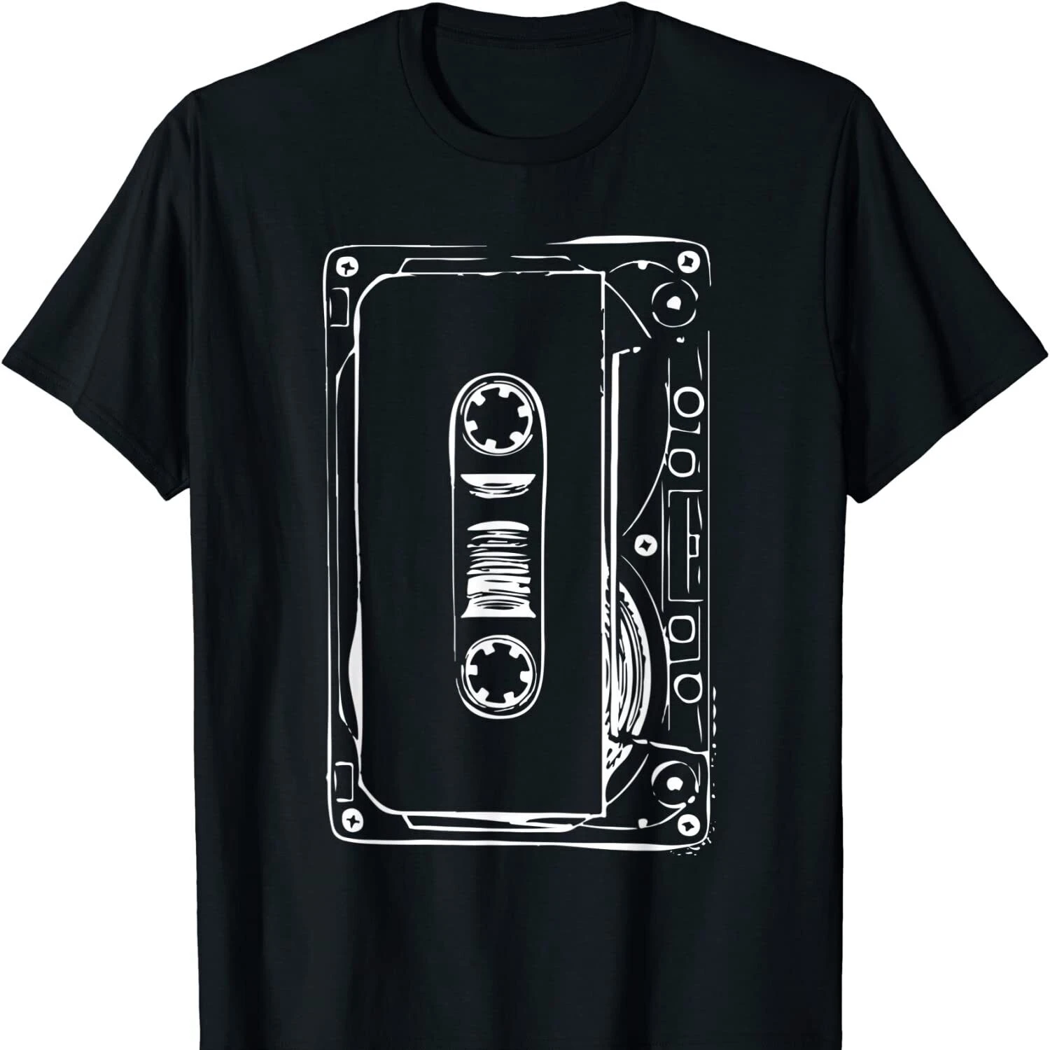 Love Retro Mixtape- 80's Blank Cassette Tape Gift T Shirt New 100% Cotton Short Sleeve O-Neck T-shirt Casual Mens Top