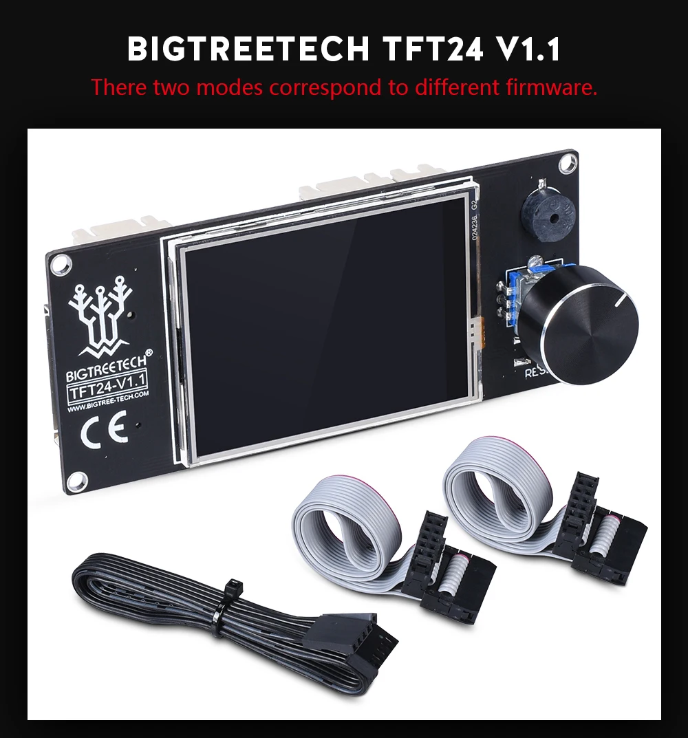 

Умный контроллер BIGTREETECH TFT24 V1.1, сенсорный экран с ЖК-дисплеем 12864 для Octopus SKR V1.4 Turbo Manta Ender 3 Pro