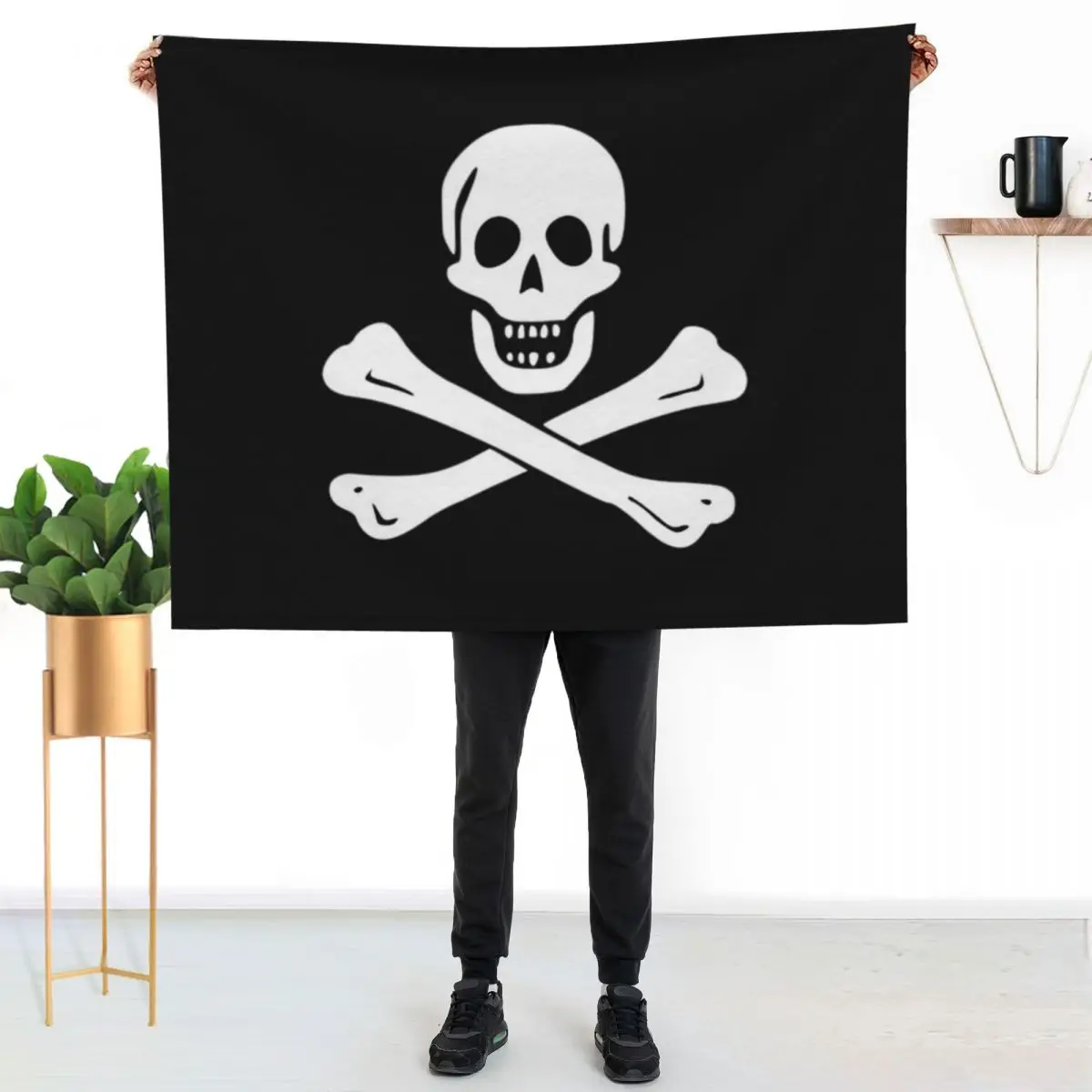 Pirate Flag Edward England Throw Blanket Sofa Throw Decorative Beds Moving Designers Camping Giant Sofa Blankets