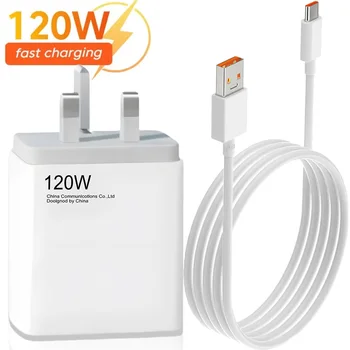 Ab/abd/İngiltere USB tip C hızlı şarj QC3.0 telefon şarj Xiaomi Redmi 10X Pro 120W yüksek hızlı duvar şarj adaptörü güç