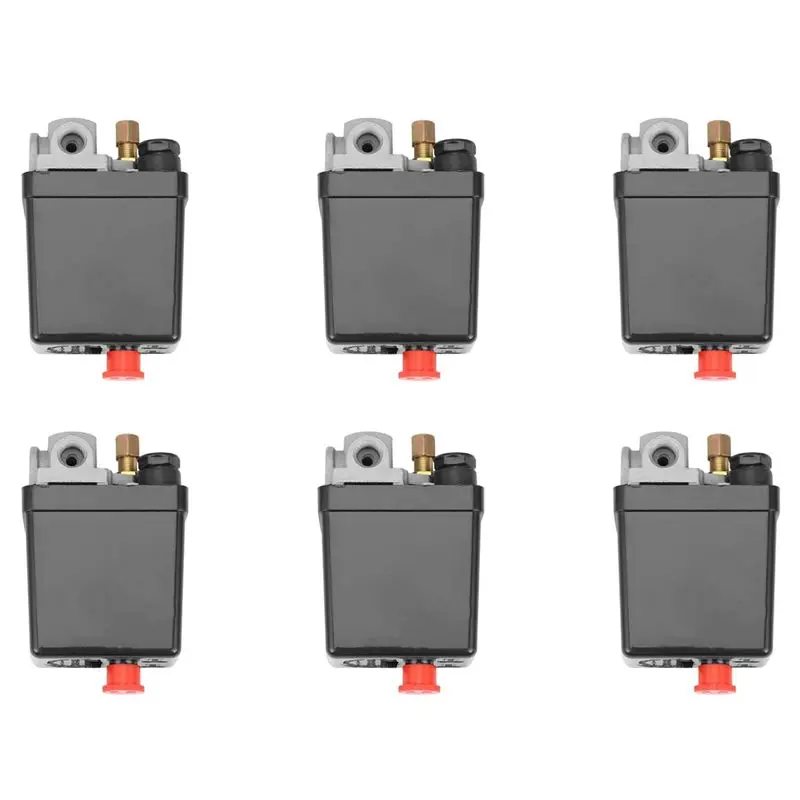 

A7THK-6X Heavy Duty Air Compressor Pressure Switch Control Valve 90 PSI -120 PSI Black