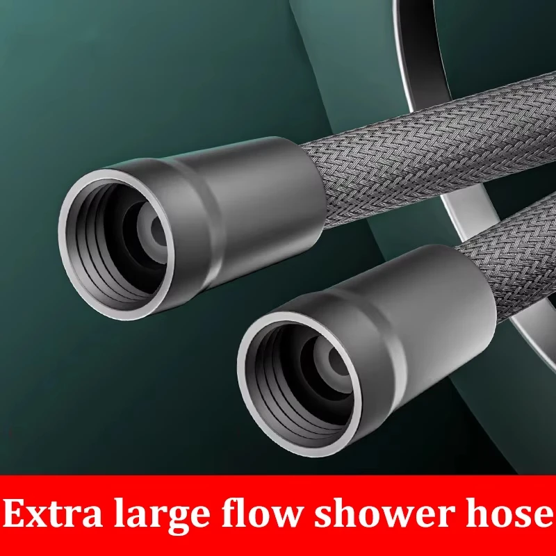 Anti-kink Nylon Rope Braided Shower Hose G1/2 Universal Explosion-proof Flexible Hot Cold Water Pipe