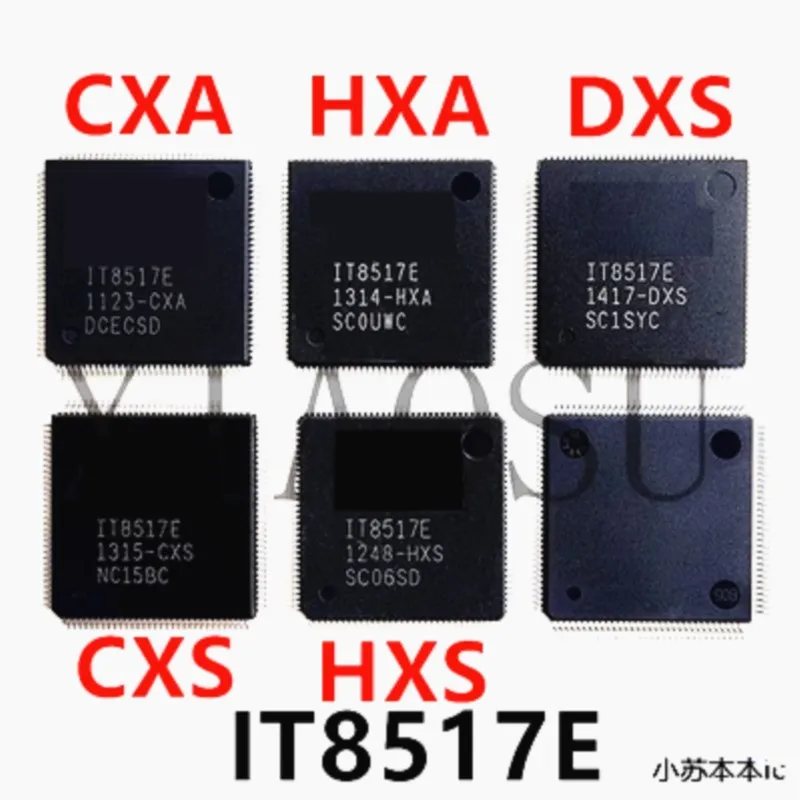 (2pcs)100% New IT8517E DXS CXS CXA HXS HXA DXA QFP-128 Chipset