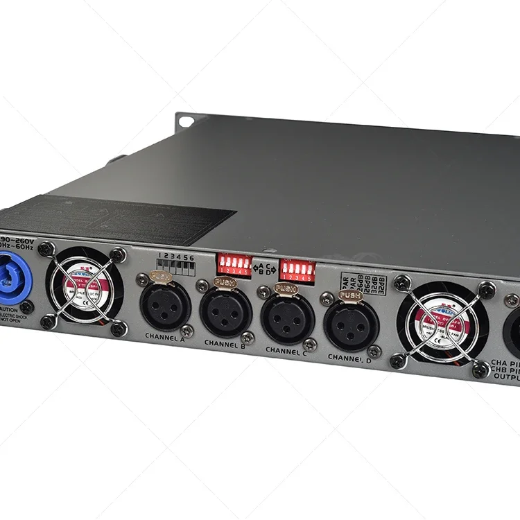 Profesjonalny wzmacniacz mocy audio 1U HQ4018 o mocy 10000 W
