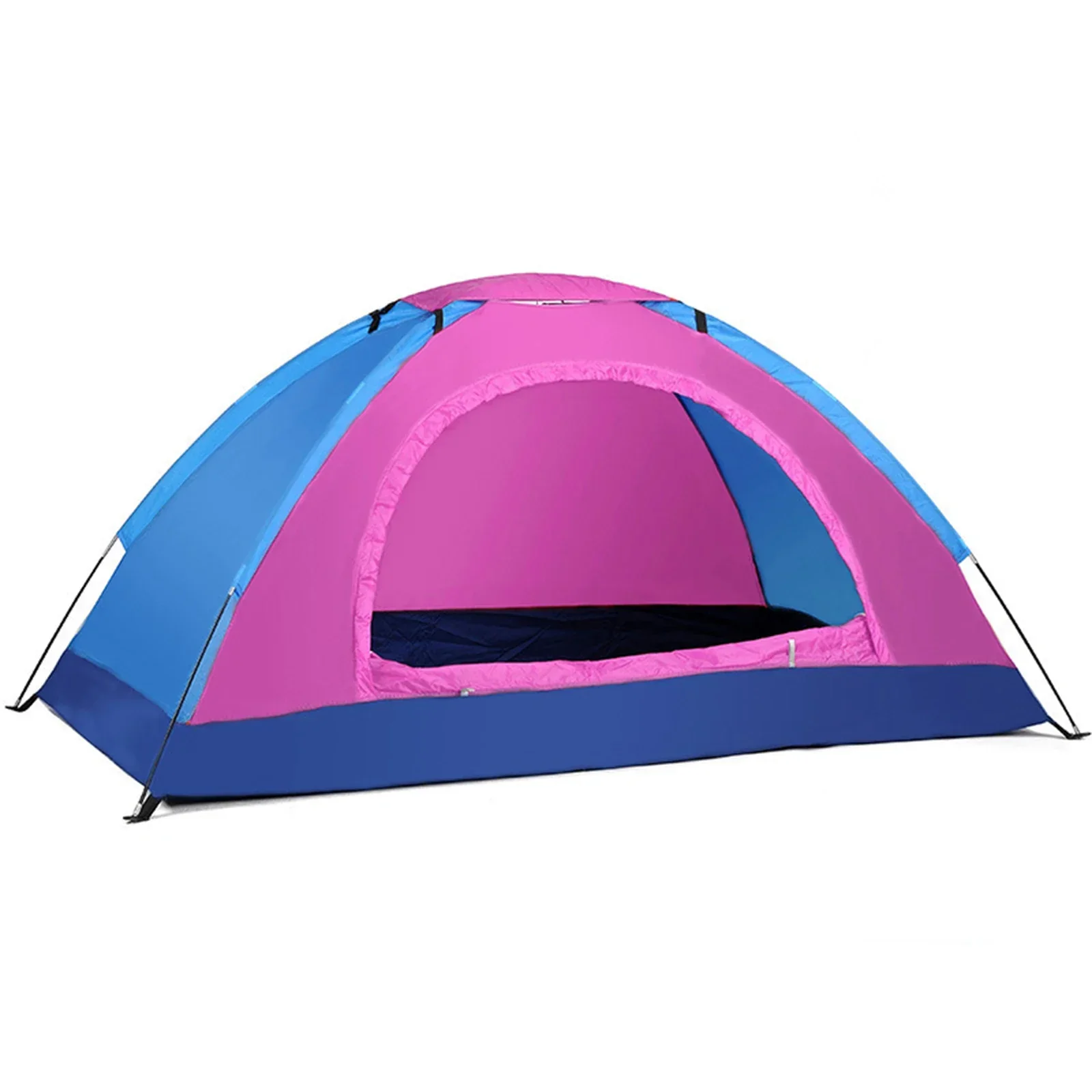 1 PC Ultralight Single Layer Camping Tent Portable Hiking UV Coating Fishing Backpacking Travel Rooms 1/2 Mortgage