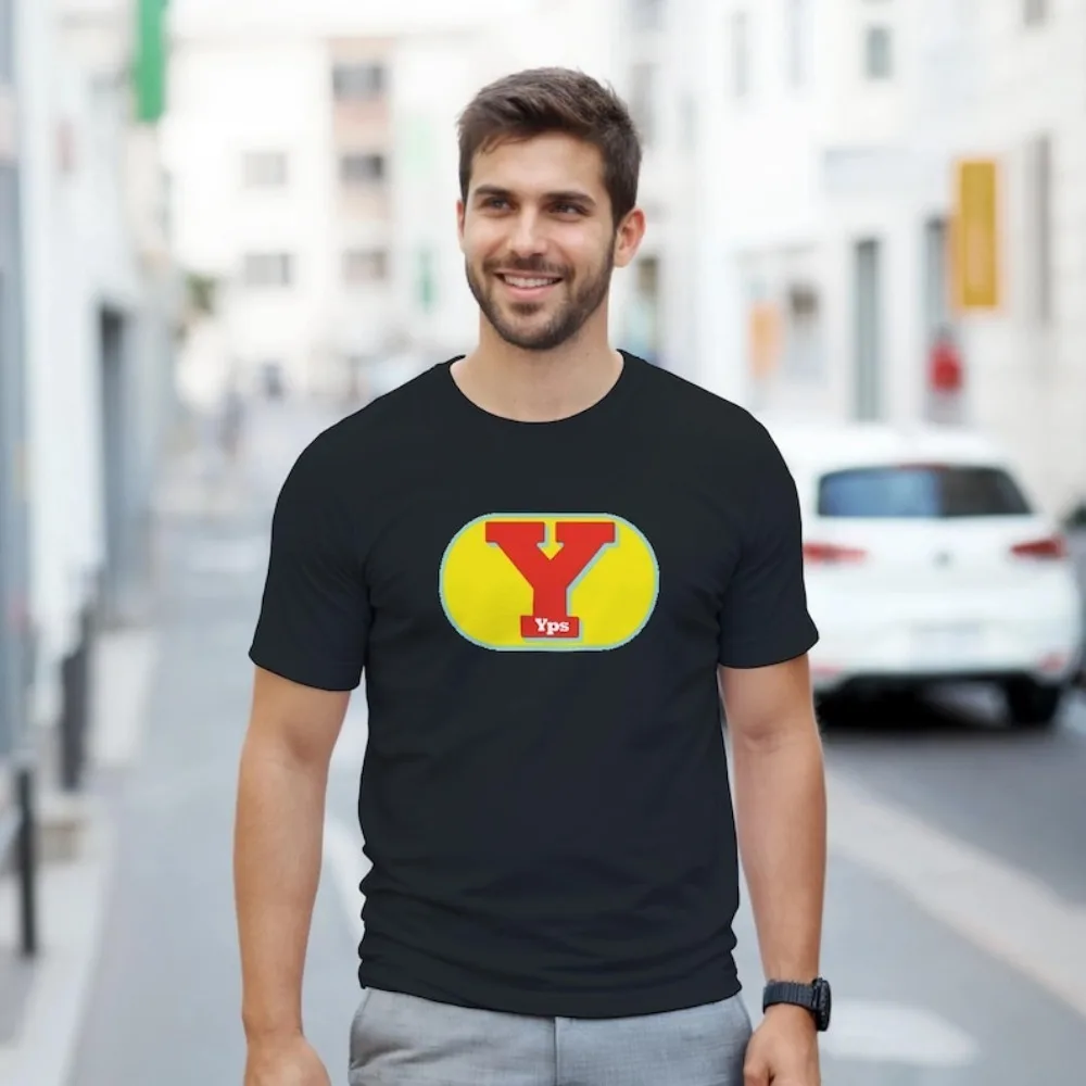 

Yps Logo T-Shirt Retro 70s and 80s Cult Comic Book Gimmick Nostalgia 70s/80s Unisex Print O-neck Short-sleeve Harajuku Tops