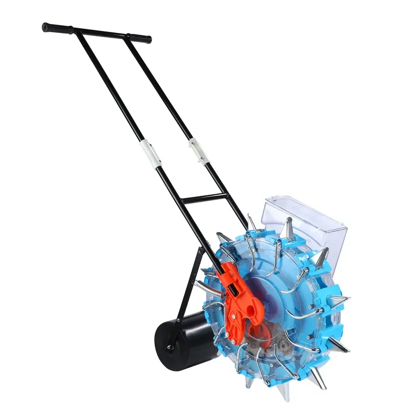 Manual Corn Seeder Single Row Hand Push Planter for Maize Seeds Garden Farming Tool Agricultural Equipment Sowing Device Hand