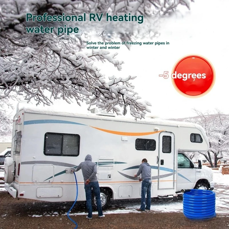 75 Feet Constant Temperature Heating Hose, Antifreeze Drinking Water Line for RV & Outdoor Camping Use