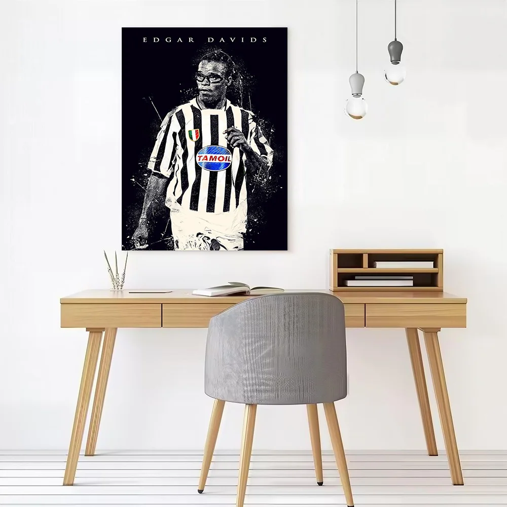 Edgar Davids Printed Canvas Poster Custom Pictures Wall Art Canvas Painting for Room Decoration Aesthetic Decorative Picture