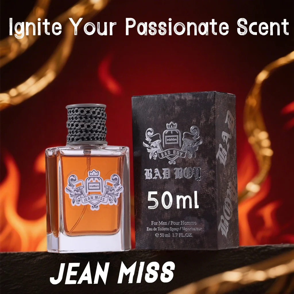 

50ml Bad Boy Perfume Brand Men's Perfume – 72Hour Long Lasting Light Fragrance | High - end Wood Tone Fresh Spray for Attraction