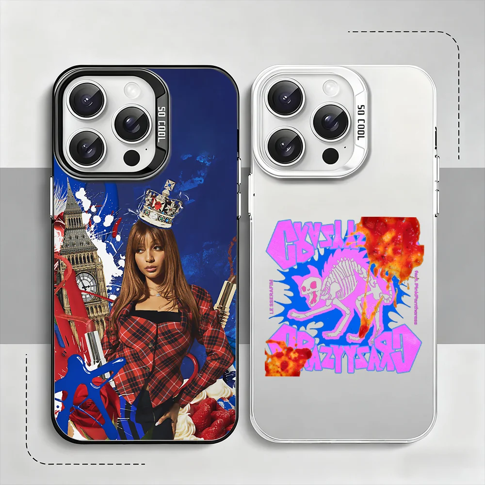 Singer P-PinkPantheress Phone Case For Samsung S25 S24 S23 A07 A17 A06 4G 5G Protective IMD Color Cover