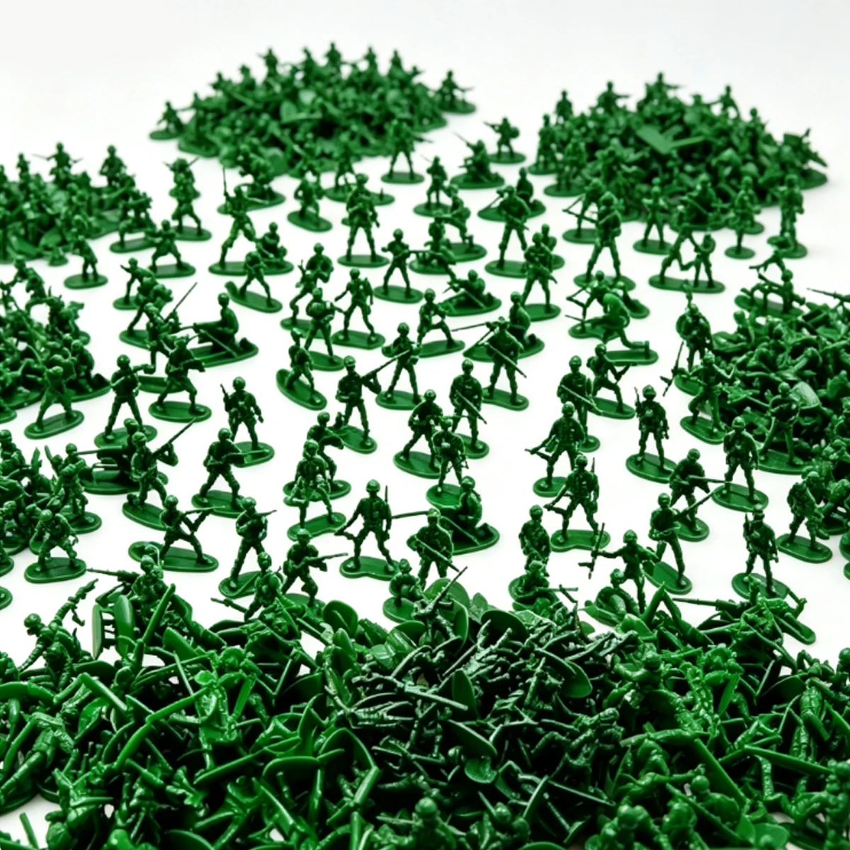 12/24/36/48PCS 5cm Green Tactical Soldier Miniatures, Army Model Figures for Diorama Crafts, RPG Tabletop Activities ZSY