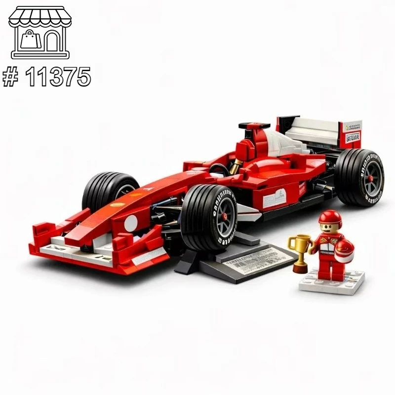 新入荷-スピード-f1-f2004-ミハエル・シューマッハ-735ピース-メカニカルグループ組み立て-フォーミュラレーシングカー-おもちゃ-子供向け飾り物-ギフト