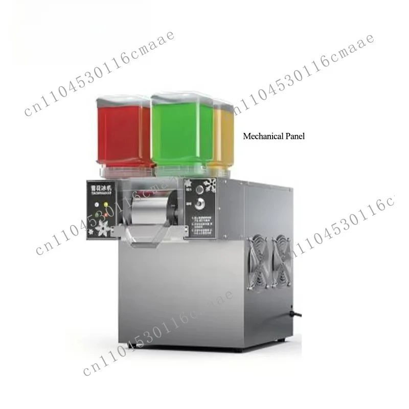 Commercial snowflake ice machine 110V 220V four-barrel ice machine, large output