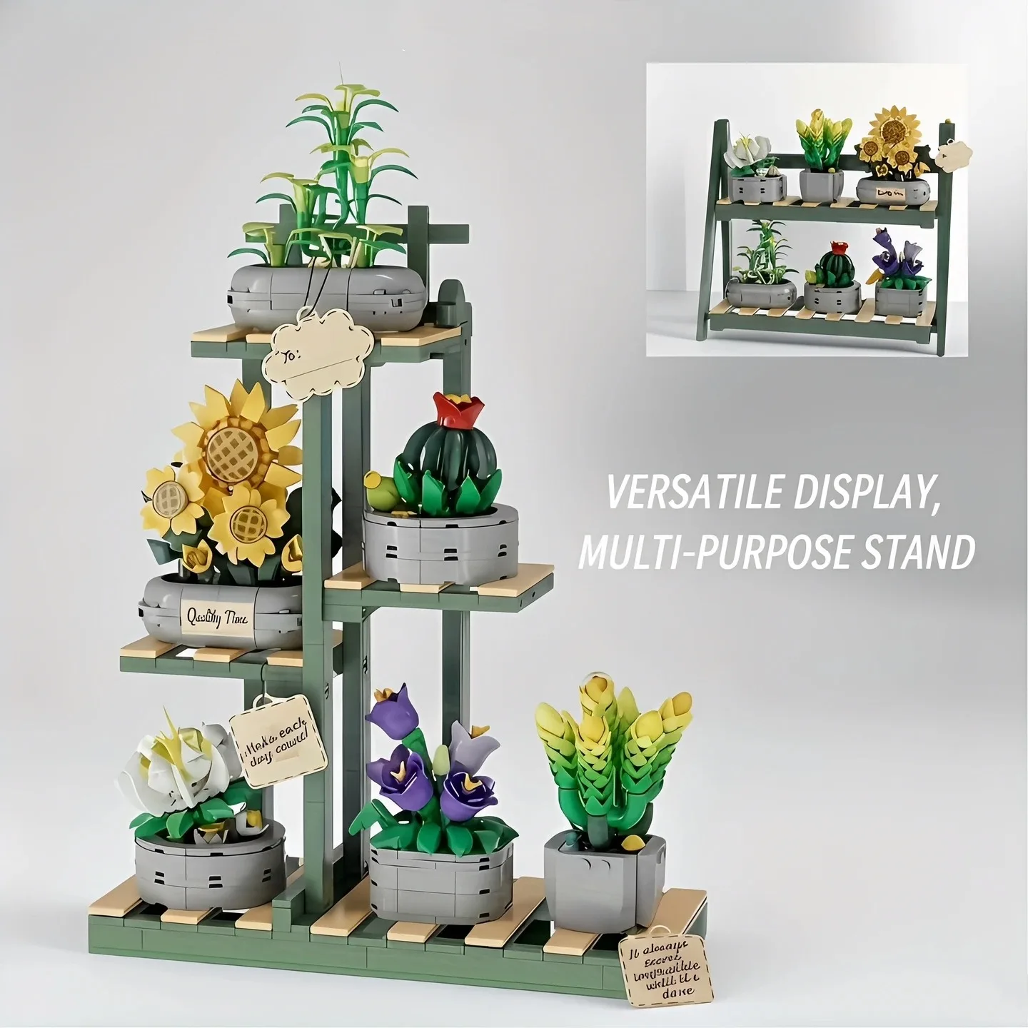 Building Blocks Flowers Bouquet Set Flowers Models Home Decor Botanical Collection Bricks Toys for Adults Mother's Day Christmas view 6