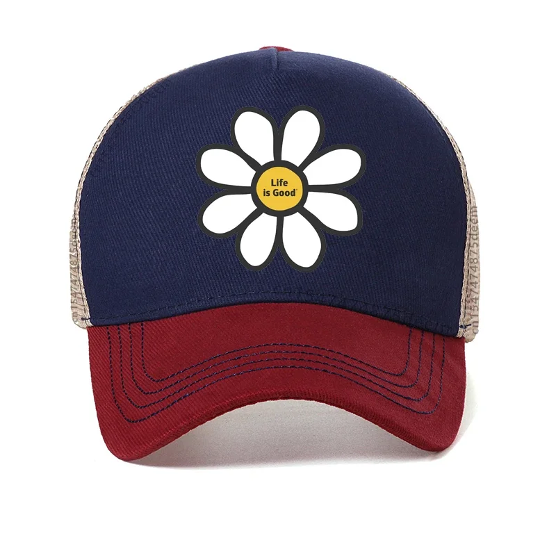 little Daisy Baseball Cap Fashion Women Men's Adjustable hat summer Mesh Breathable Snapback Hats